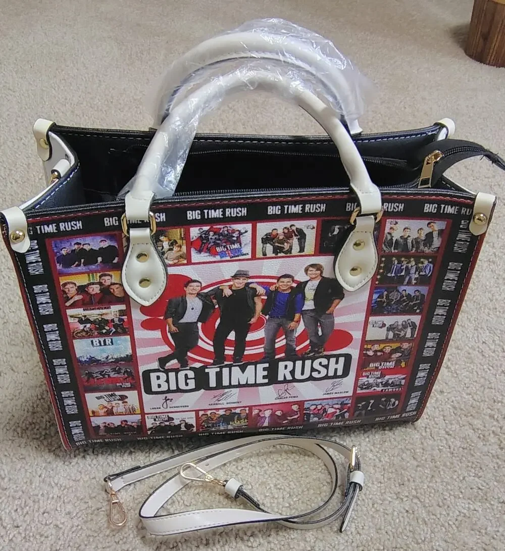Big Time Rush Leather Handbag Y2K Trendy